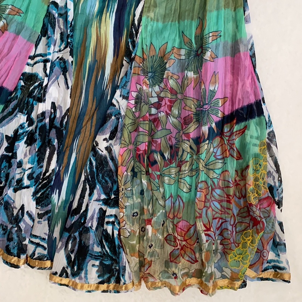 Soft Surroundings | Flowy Patchwork Boho Fairy Ga… - image 6